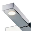 Flat 2 LED væg- og spejllampe, krom
