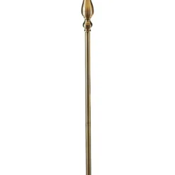 Flemish gulvlampe, med foldet skærm