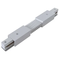 Flexverbinder Track, 1-fase skinne, hvid
