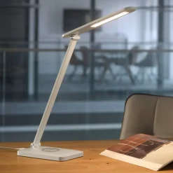 Florentina LED-skrivebordslampe, hvid