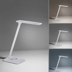 Florentina LED-skrivebordslampe, hvid