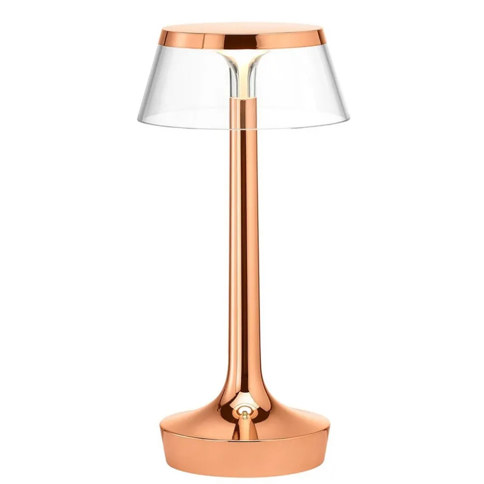 Flos Bon Jour unplugged LED-bordlampe, kobber