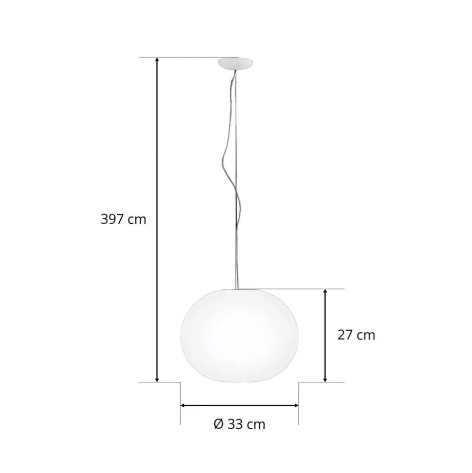 FLOS Glo-Ball - sfærisk hængelampe 33 cm