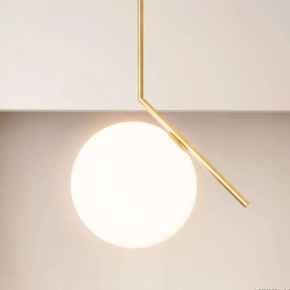 FLOS IC S2 designer hængelampe, messing