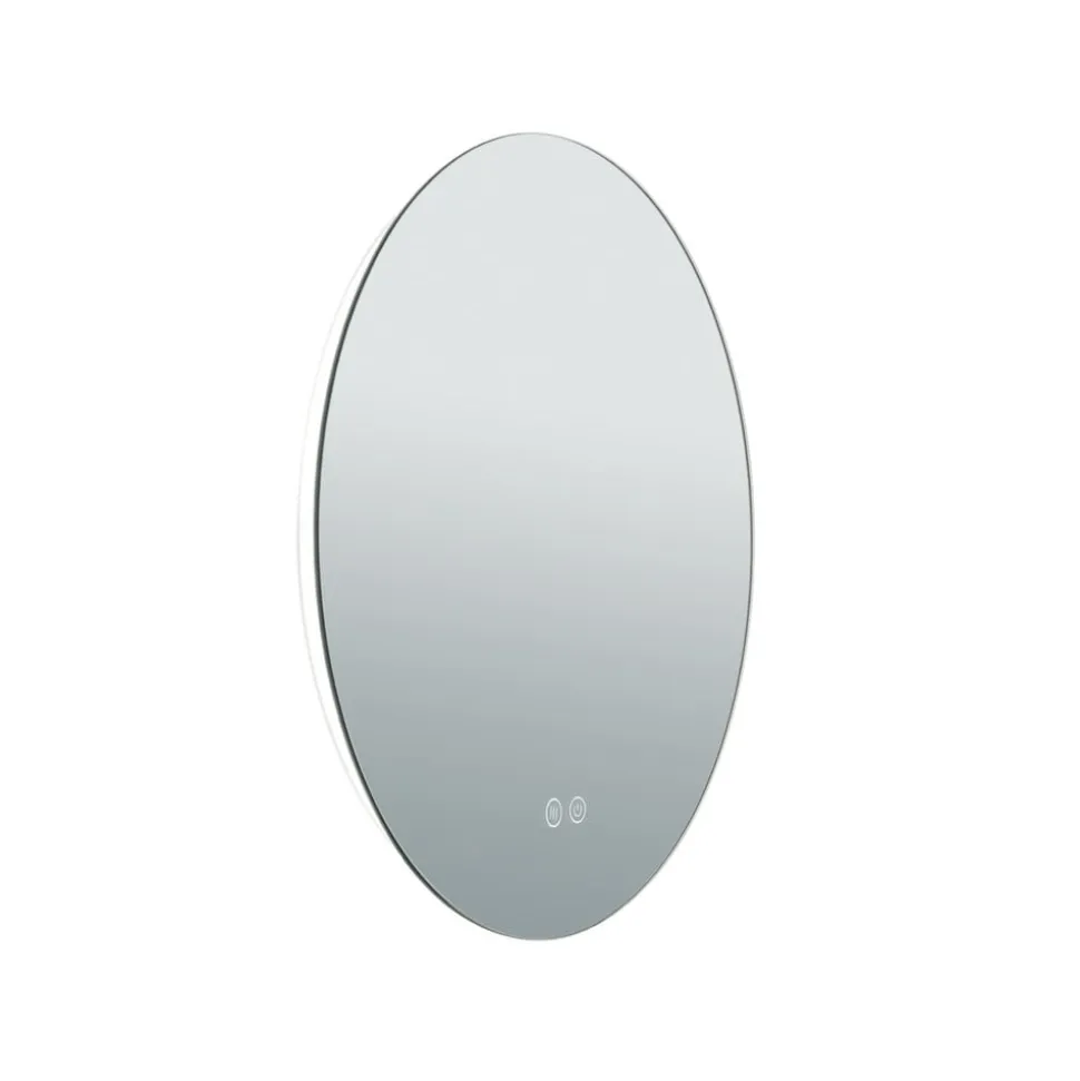 Focus LED-spejl, Ø 45 cm, CCT, antidug, berøringsdæmper