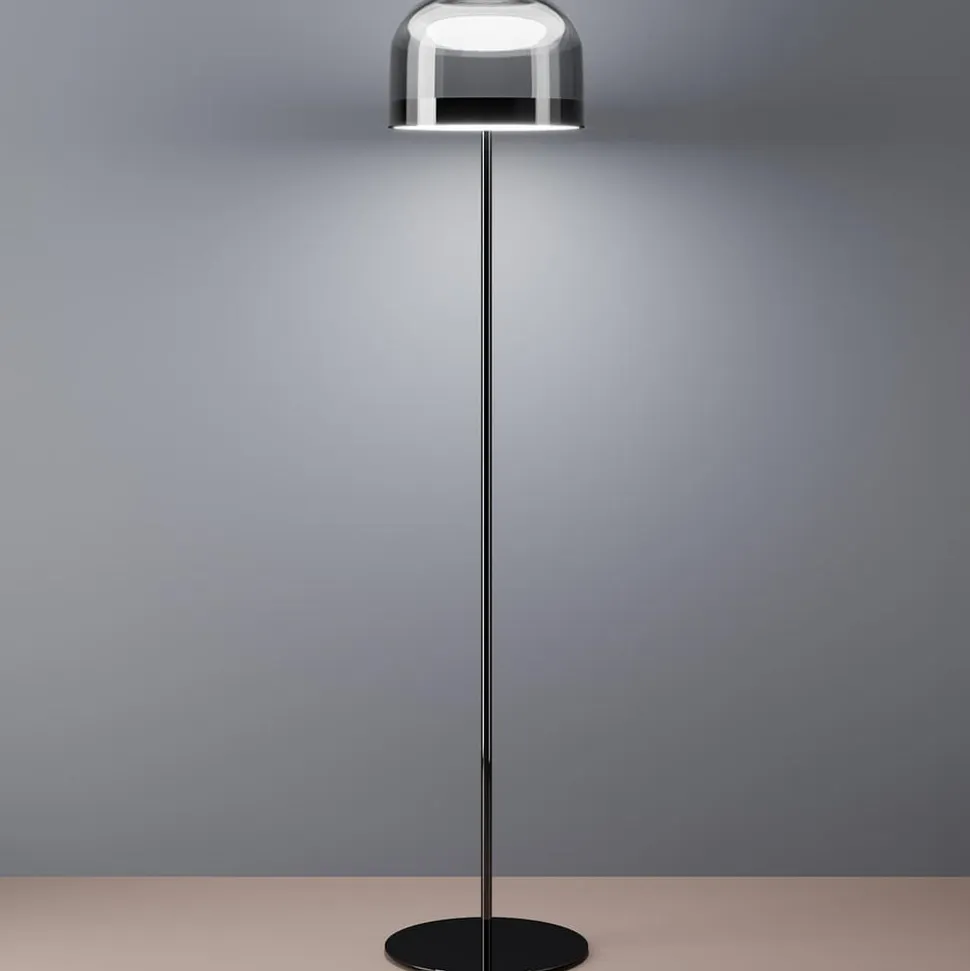 Fontana Arte Equatore - LED-gulvlampe, krom, 135cm