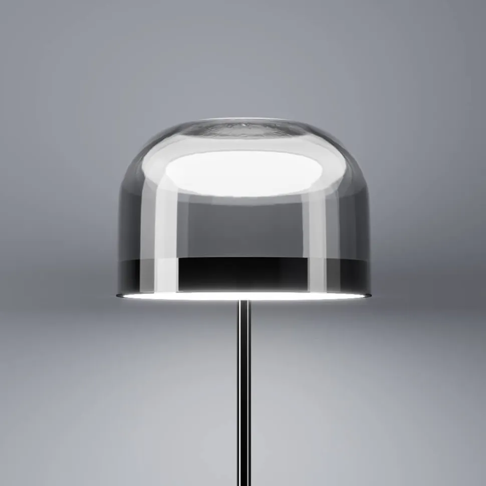 Fontana Arte Equatore - LED-gulvlampe, krom, 135cm