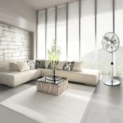 Foranderlig gulvventilator Silver Stream 3 i 1