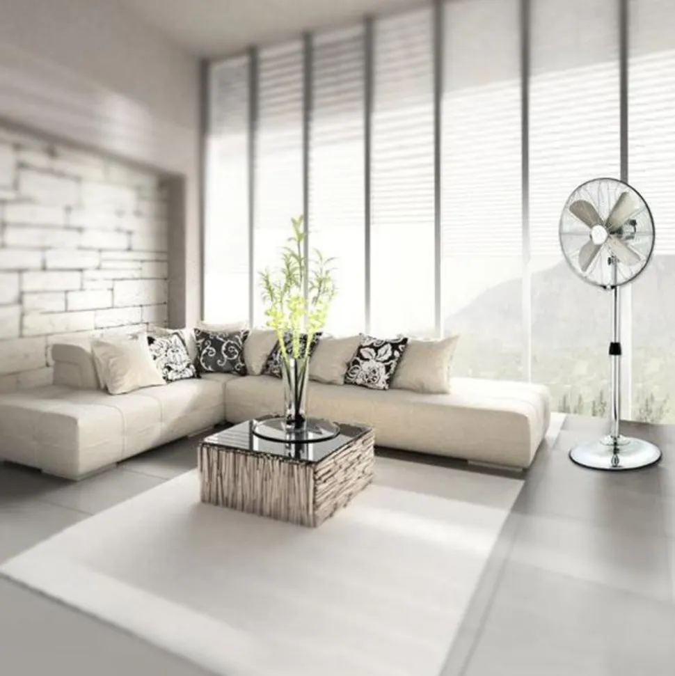 Foranderlig gulvventilator Silver Stream 3 i 1