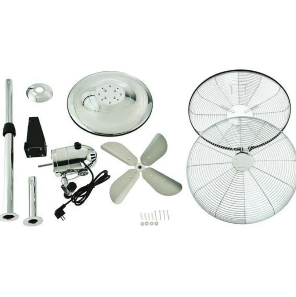 Foranderlig gulvventilator Silver Stream 3 i 1