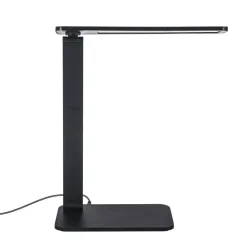 Forlight LED-bordlampe Zenit, sort, ABS, højde 36 cm