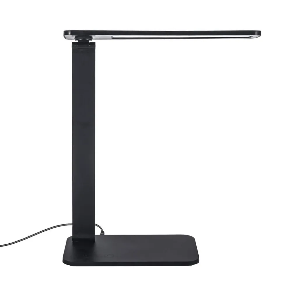 Forlight LED-bordlampe Zenit, sort, ABS, højde 36 cm