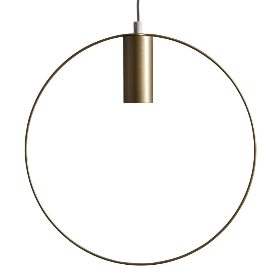 Form dekorativ pendel med ring, guld