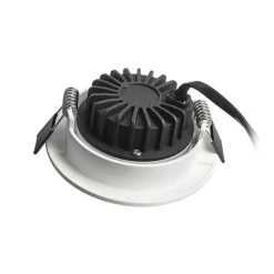 Forsænket loftlampe Dione, IP44, 4.000 K, hvid, dæmpbar