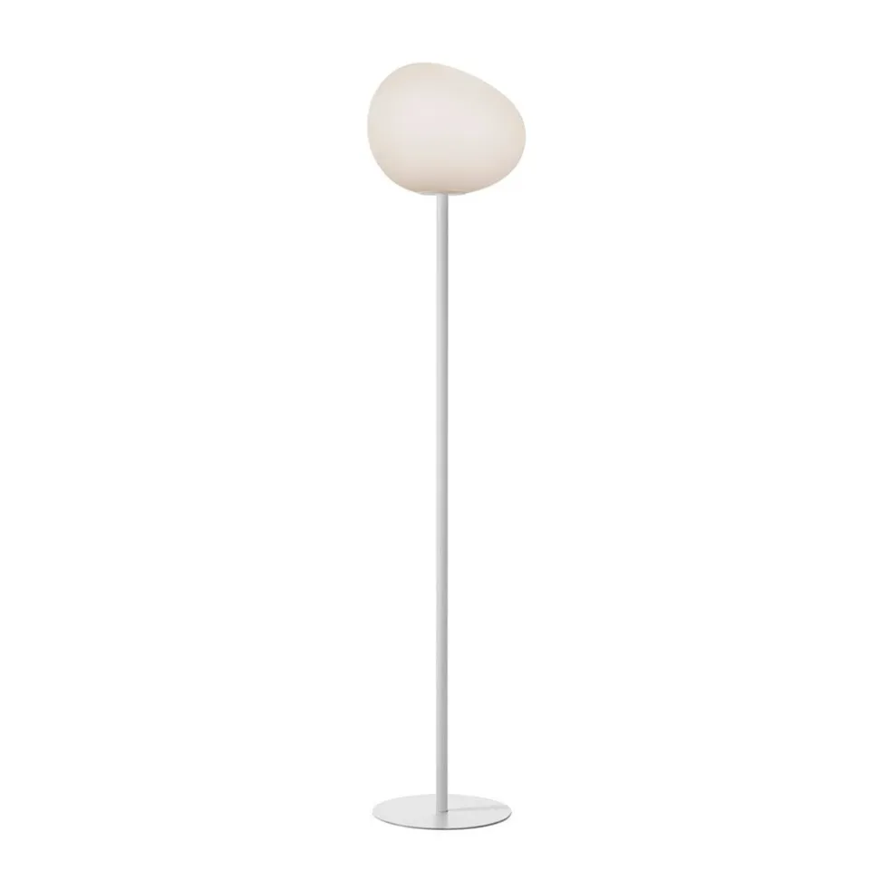 Foscarini Gregg media gulvlampe, 151 cm, hvid