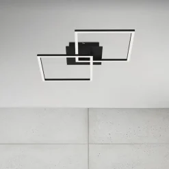 Frame LED-loftlampe, 2 lyskilder, Switch dim, sort