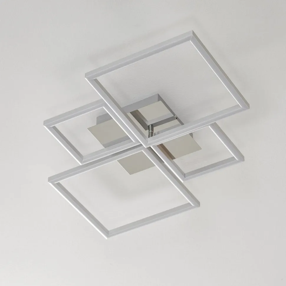 Frame LED-loftslampe, dæmpbar via vægkontakt