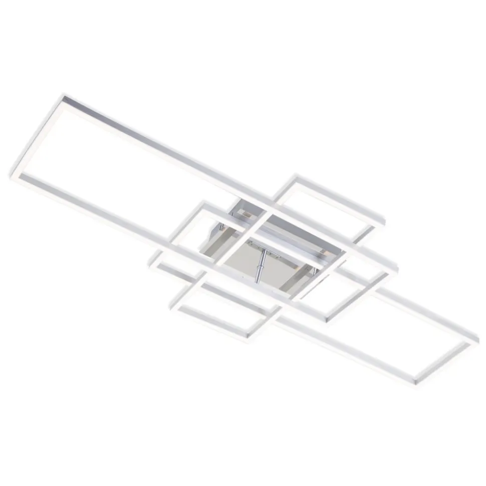 Frame loftlampe, rektangel, 3 lk., CCT, aluminium