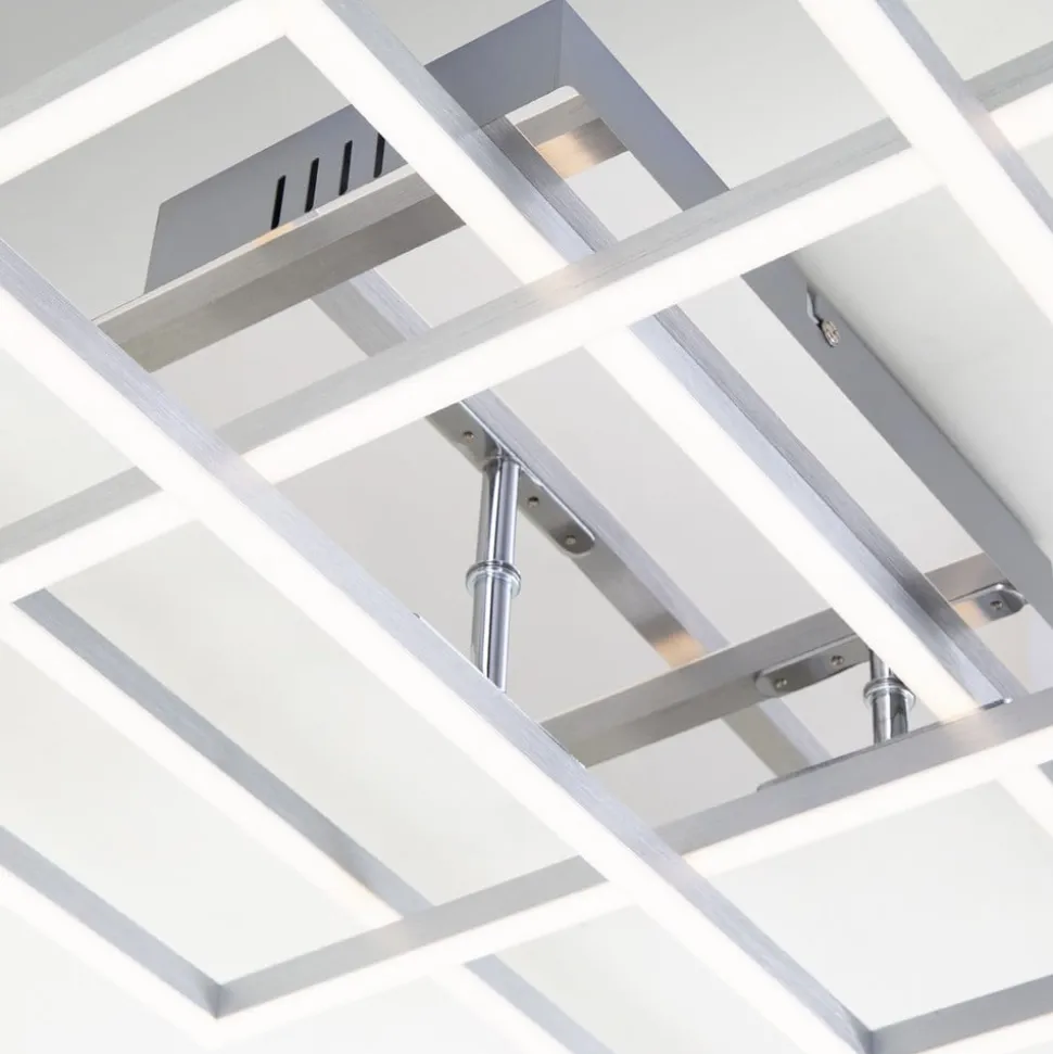 Frame loftlampe, rektangel, 3 lk., CCT, aluminium