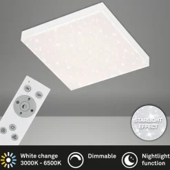 Frameless CCT LED-stjernehimmel, 30 x 30 cm