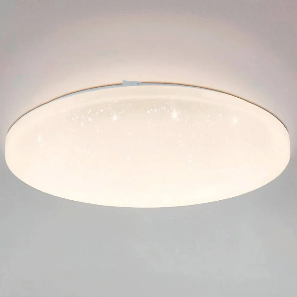 Frania-S LED-loftlampe med krystaleffekt, Ø 43 cm
