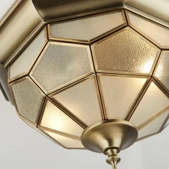 FRIDA køn loftlampe med glasindsatser