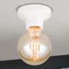 Frost loftlampe af keramik, hvid