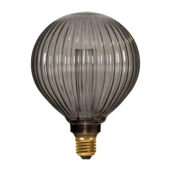 G125 Decoled LED-globe E27 1 W 2.000 K, røggrå