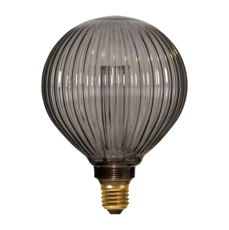G125 Decoled LED-globe E27 1 W 2.000 K, røggrå