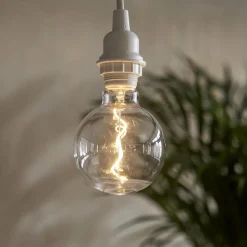 G95 LED-globe E27 1 W 2.200 K med filament-look
