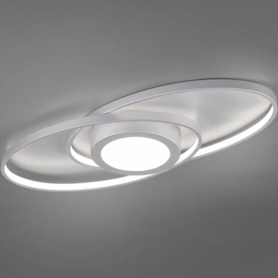 Galaxy LED-loftlampe, kan dæmpes, titaniumfarvet