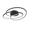 Gale LED-loftlampe, 60 cm, mat sort