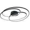 Gale LED-loftlampe, 80 cm, mat sort