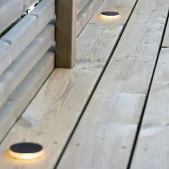 Garden 24 Decklight sort 3W sideværts Ø6cm