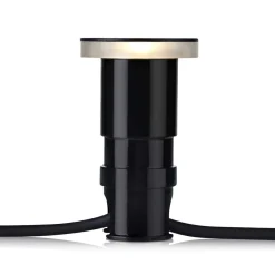 Garden 24 Decklight sort 3W sideværts Ø6cm