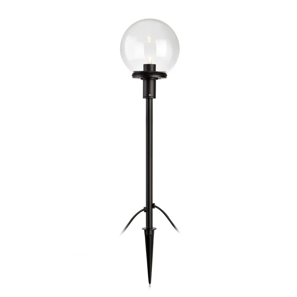 Garden 24 LED-gadelampe Sphere med kugleformet skærm
