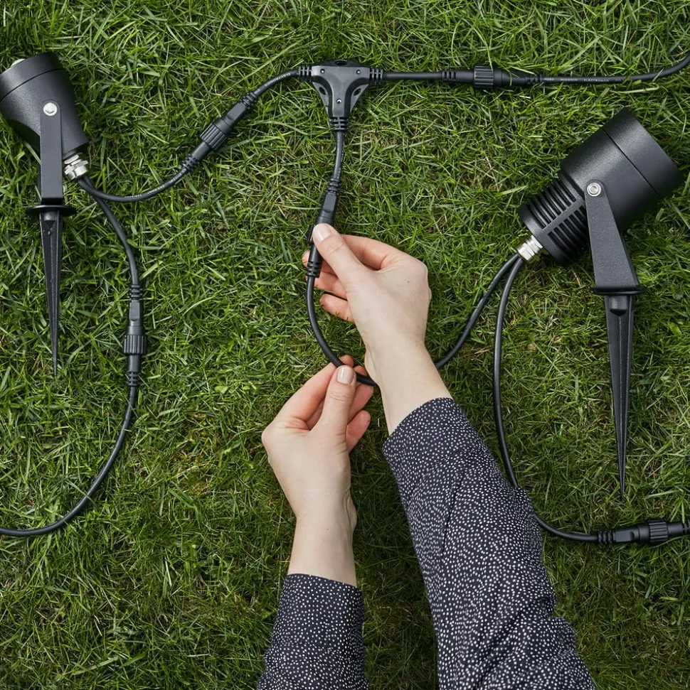 Garden 24 LED-spot, sort, 6 watt