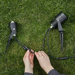 Garden 24 LED-spot, sort, 6 watt
