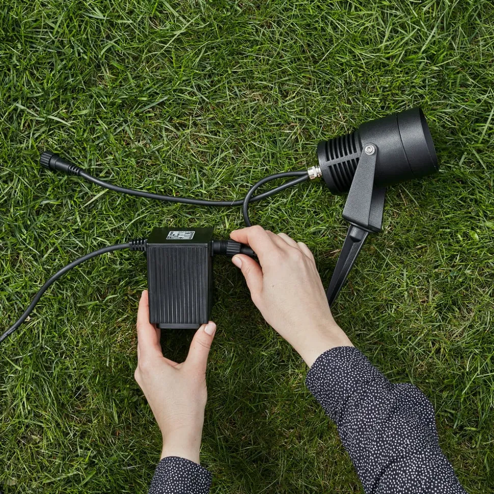 Garden 24 LED-spot, sort, 6 watt