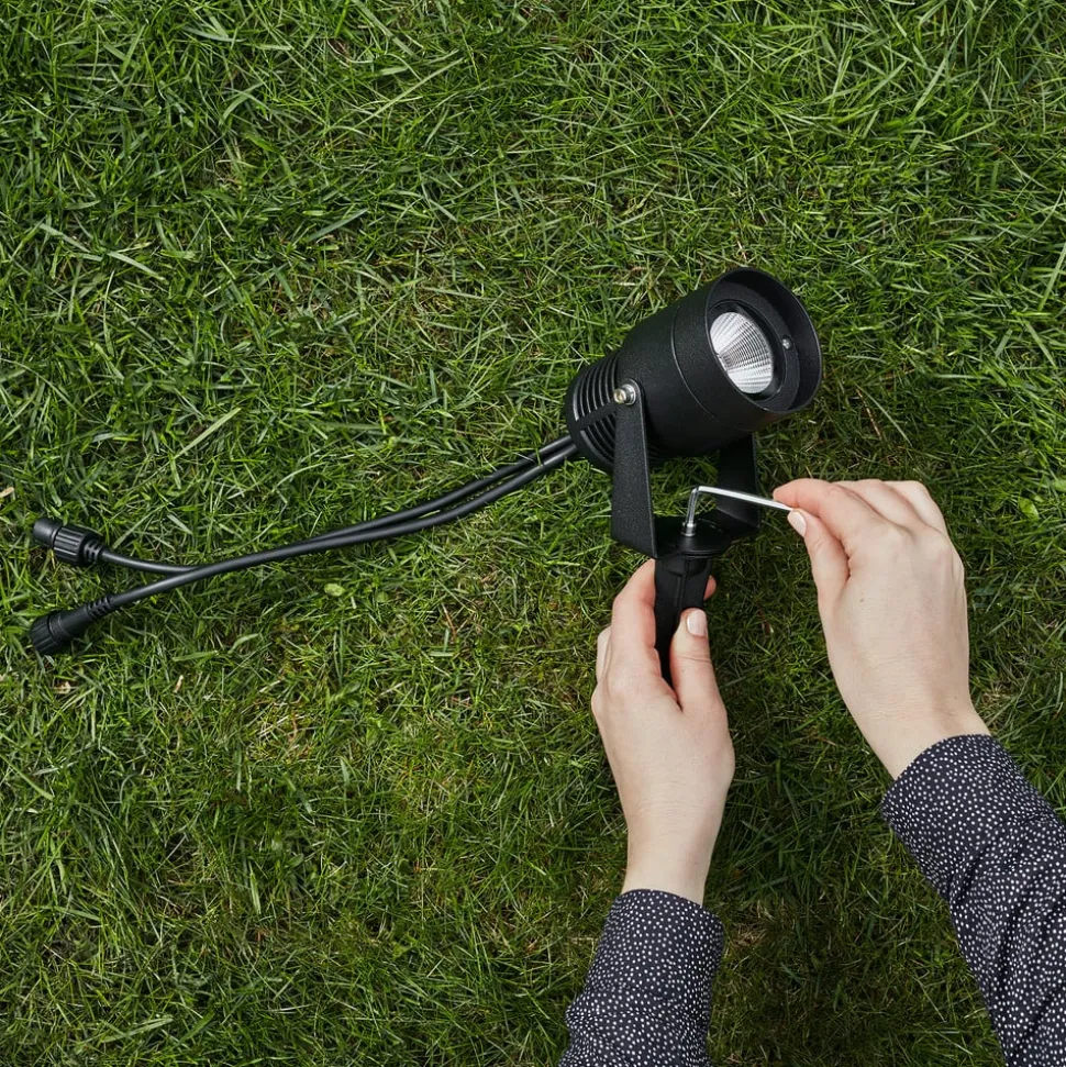 Garden 24 LED-spot, sort, 6 watt