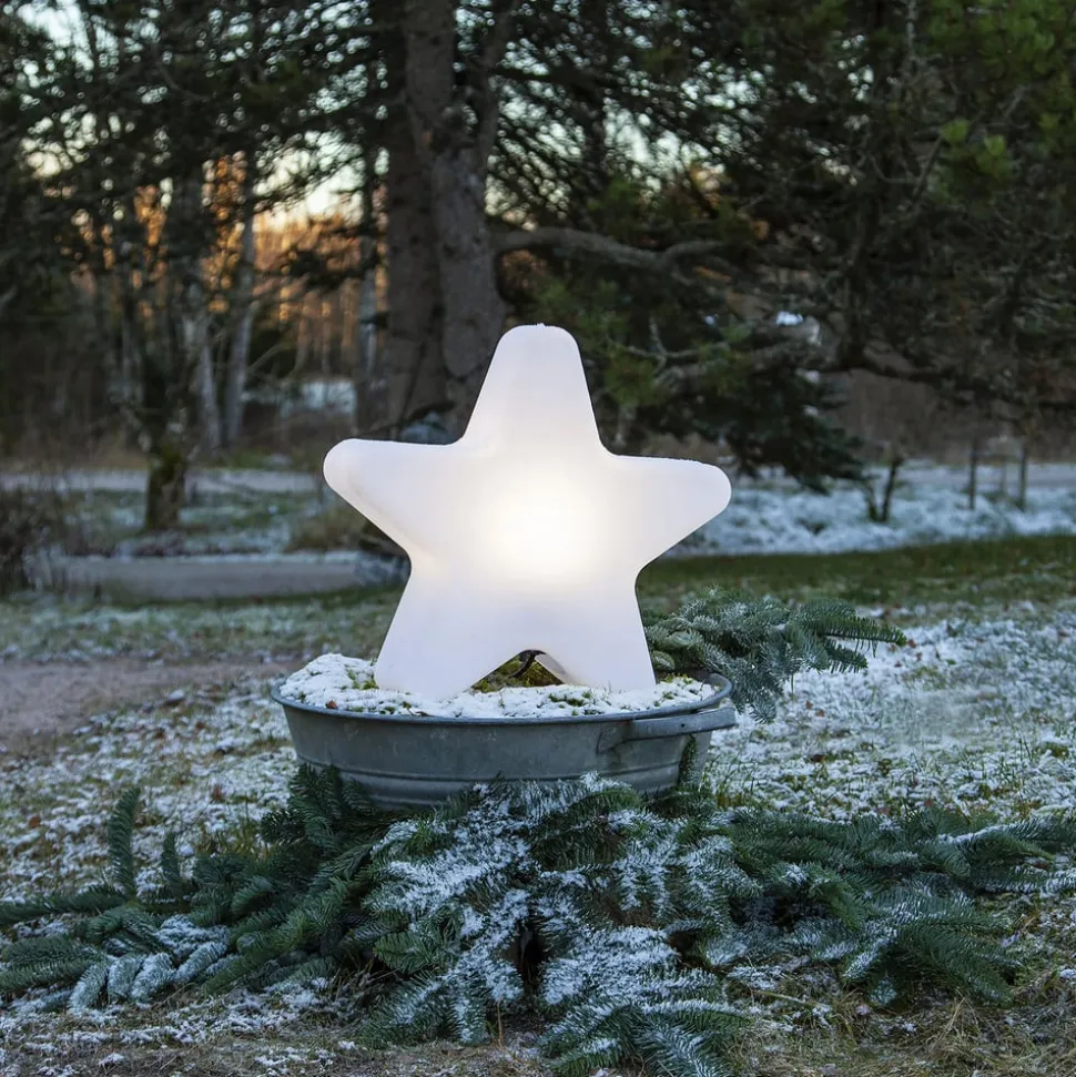 Gardenlight terrasselampe, stjerneformet