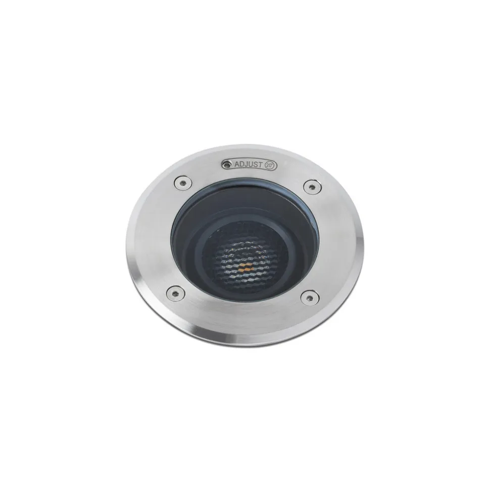 Geiser LED-indbygningslampe, søvandsbestandig, 18 cm, 10°