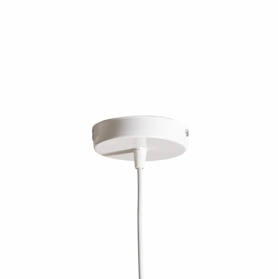 Genisy hængelampe, hvid, Ø 31 cm, metal, E27