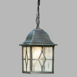 Genoa udendørs hængelampe med blyglas