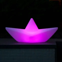 Genopladeligt LED-lys BOAT-lampen, flydende, RGBW