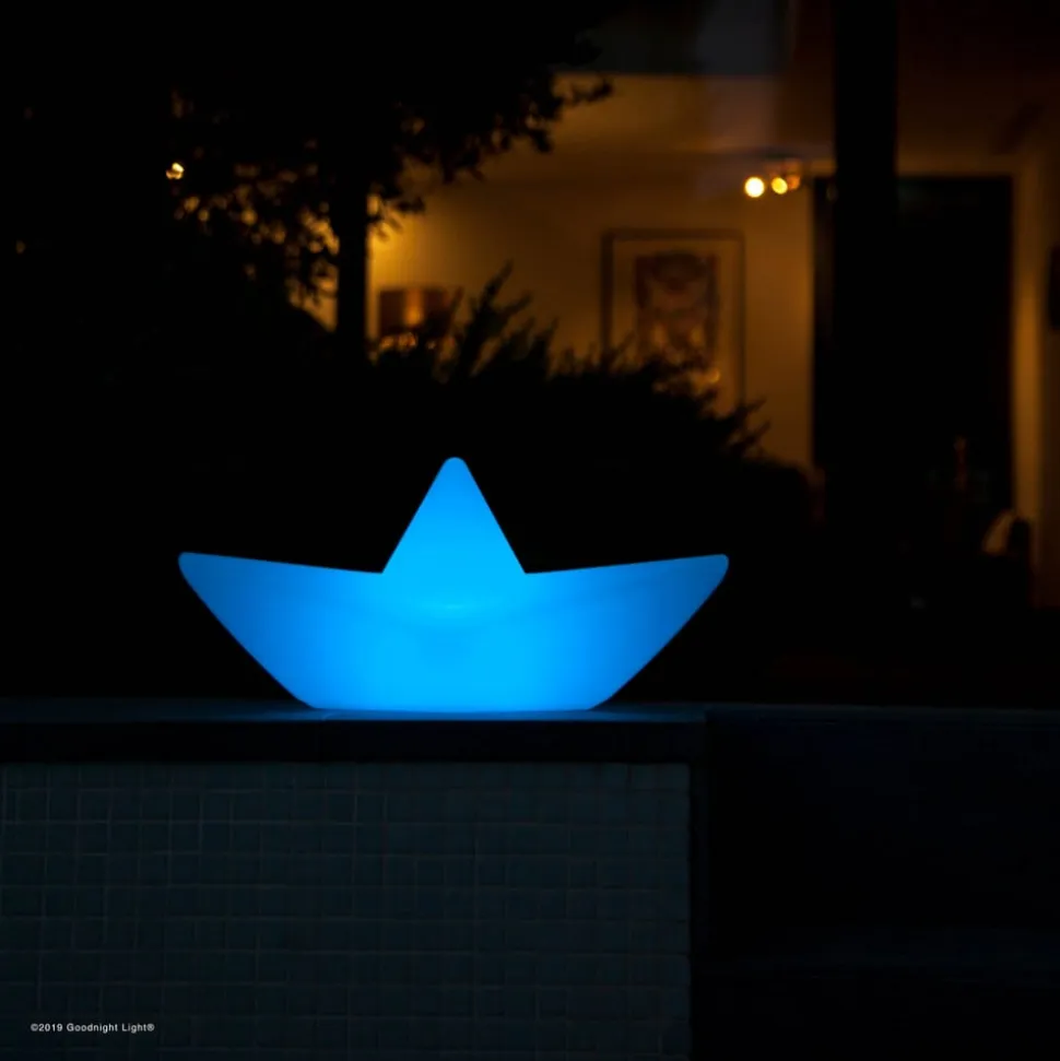 Genopladeligt LED-lys BOAT-lampen, flydende, RGBW