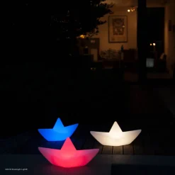 Genopladeligt LED-lys BOAT-lampen, flydende, RGBW