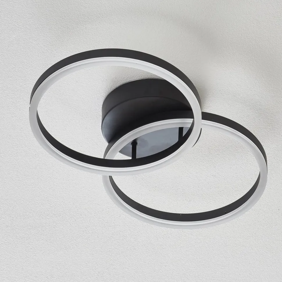 Giotto LED-loftlampe, 2 lyskilder, sort