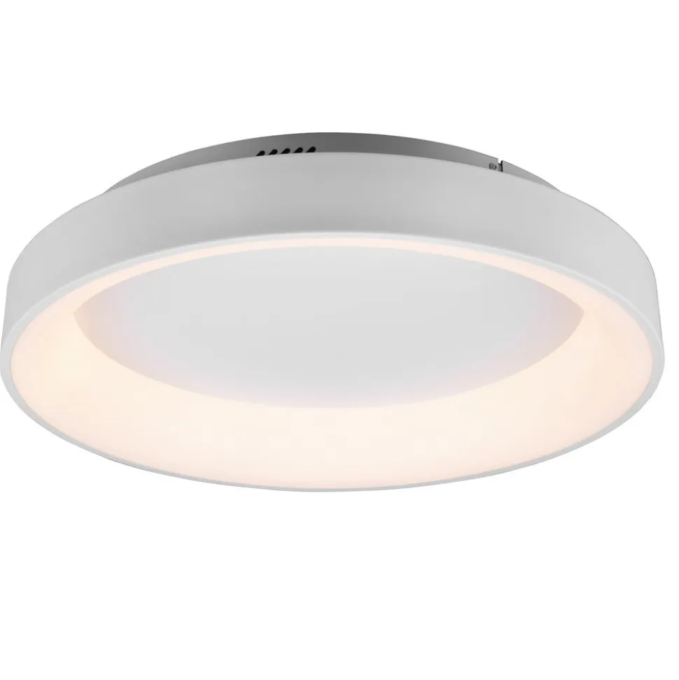 Girona LED-loftlampe med fjernbetjening, hvid