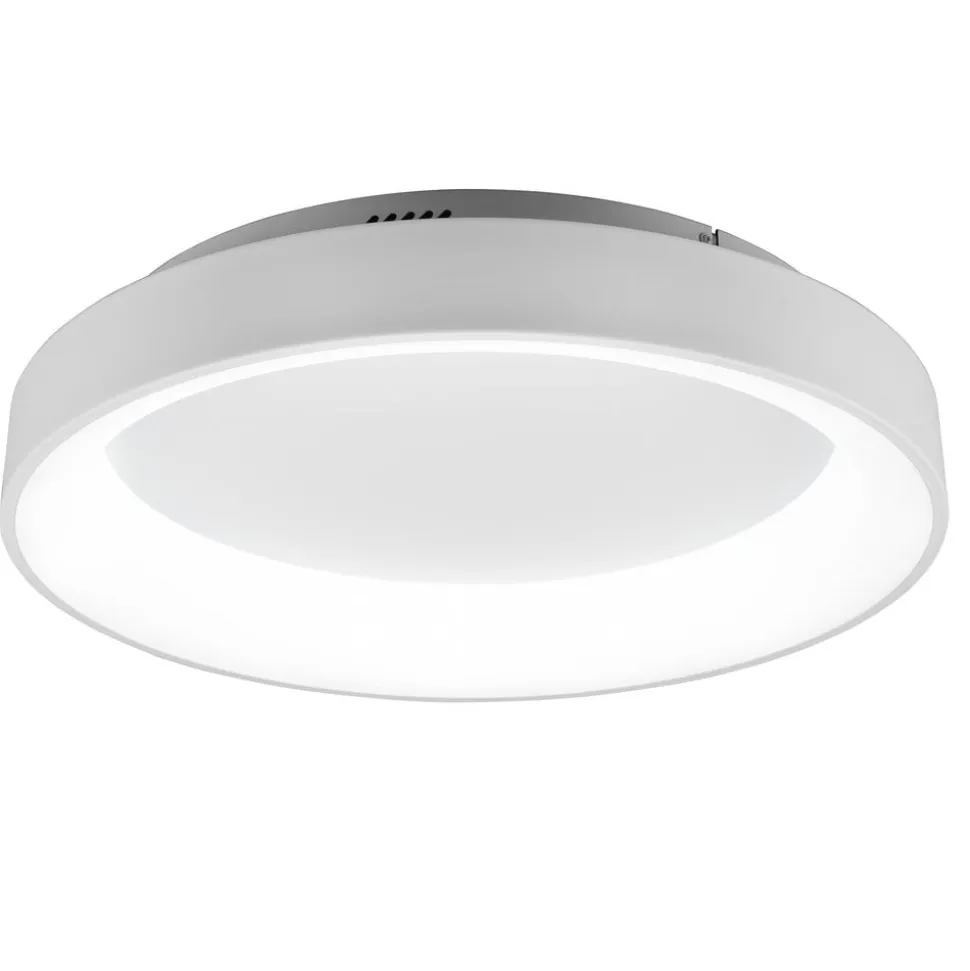 Girona LED-loftlampe med fjernbetjening, hvid